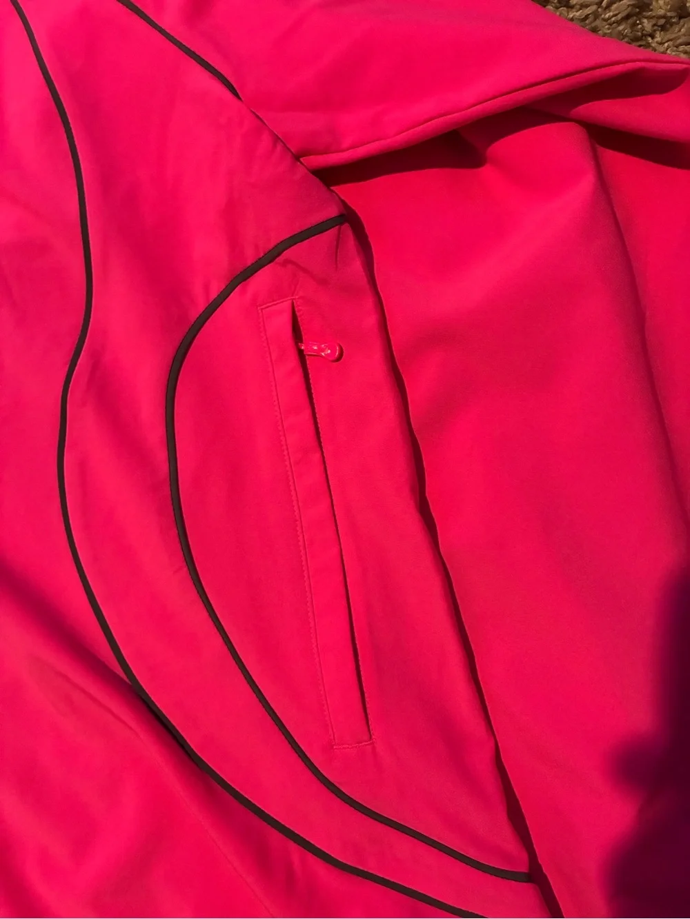 Adidas Men's Neon Pink Full-Zip Utility Jacket